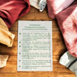 Trichogramma evan. g.Textilmotten 6 Lief. je 4 Kärtchen 