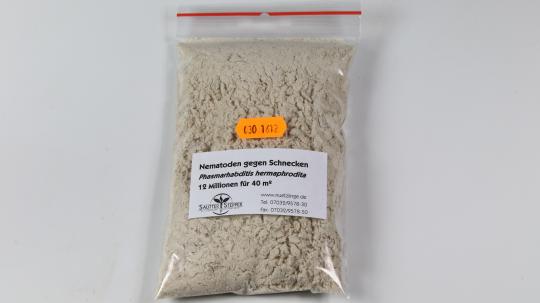 Nemaslug-Nematoden gegen Schnecken 12 Mio. für 40m² 