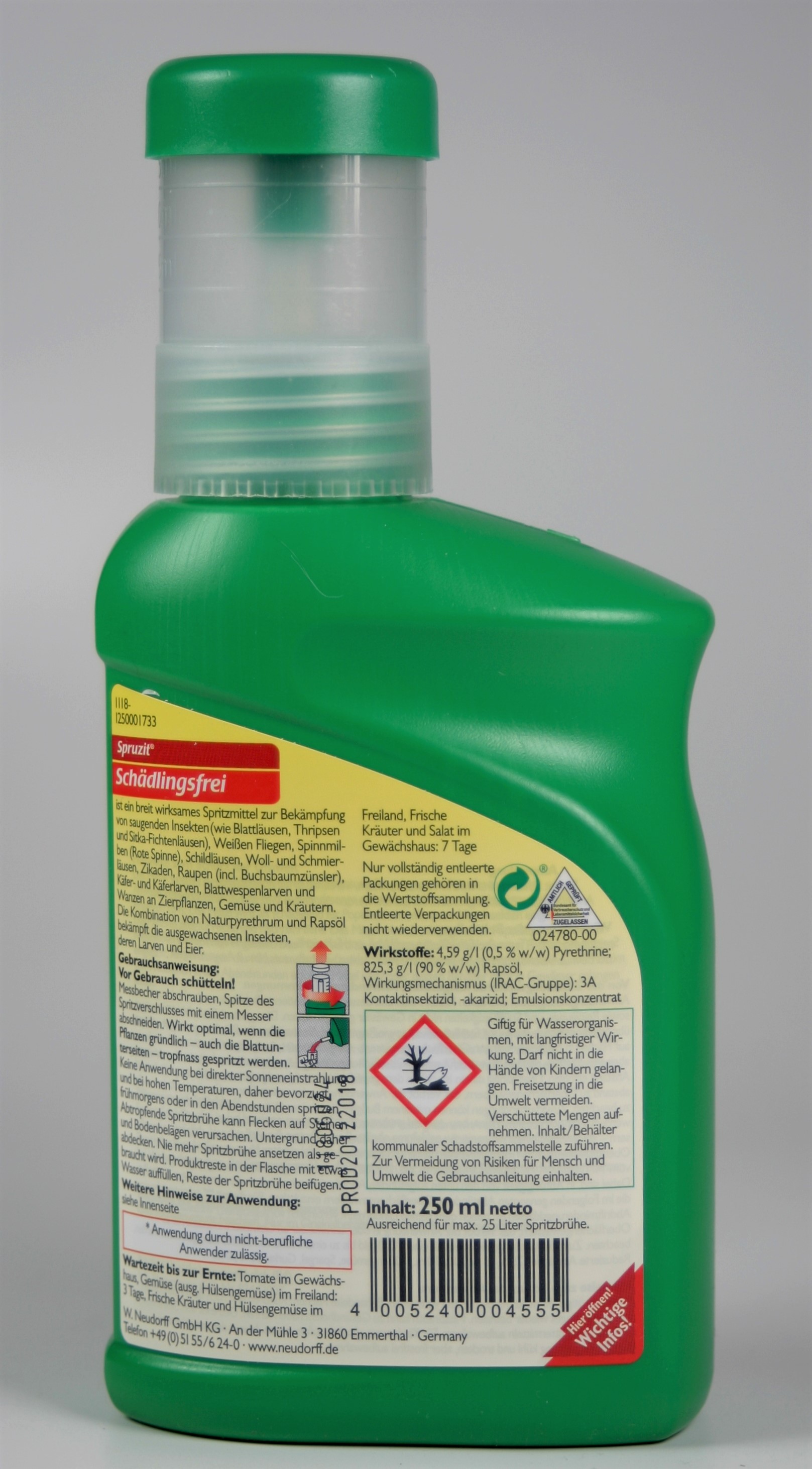 Spruzit Schädlingsfrei 250ml 
