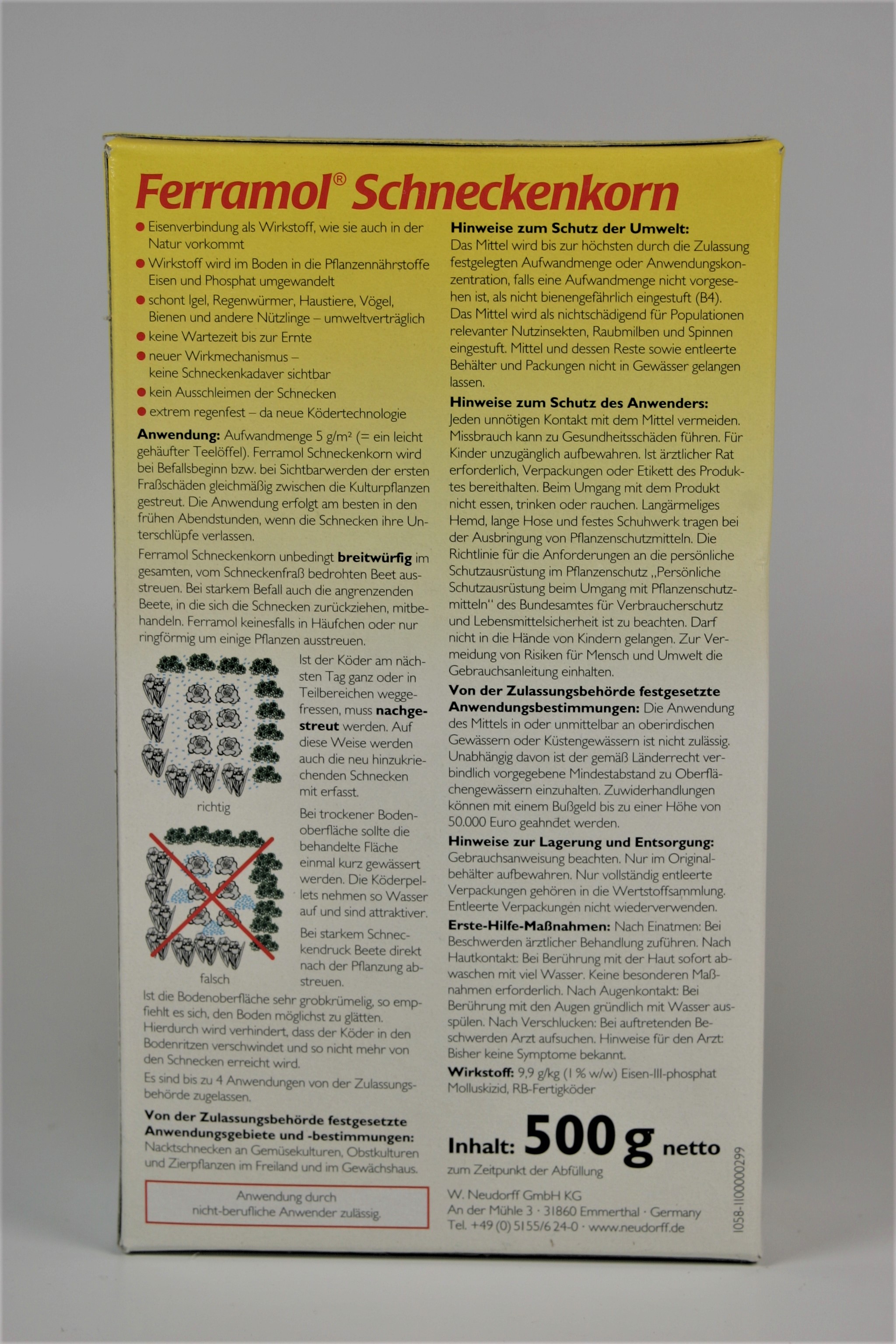 Ferramol-Schneckenkorn 500g 