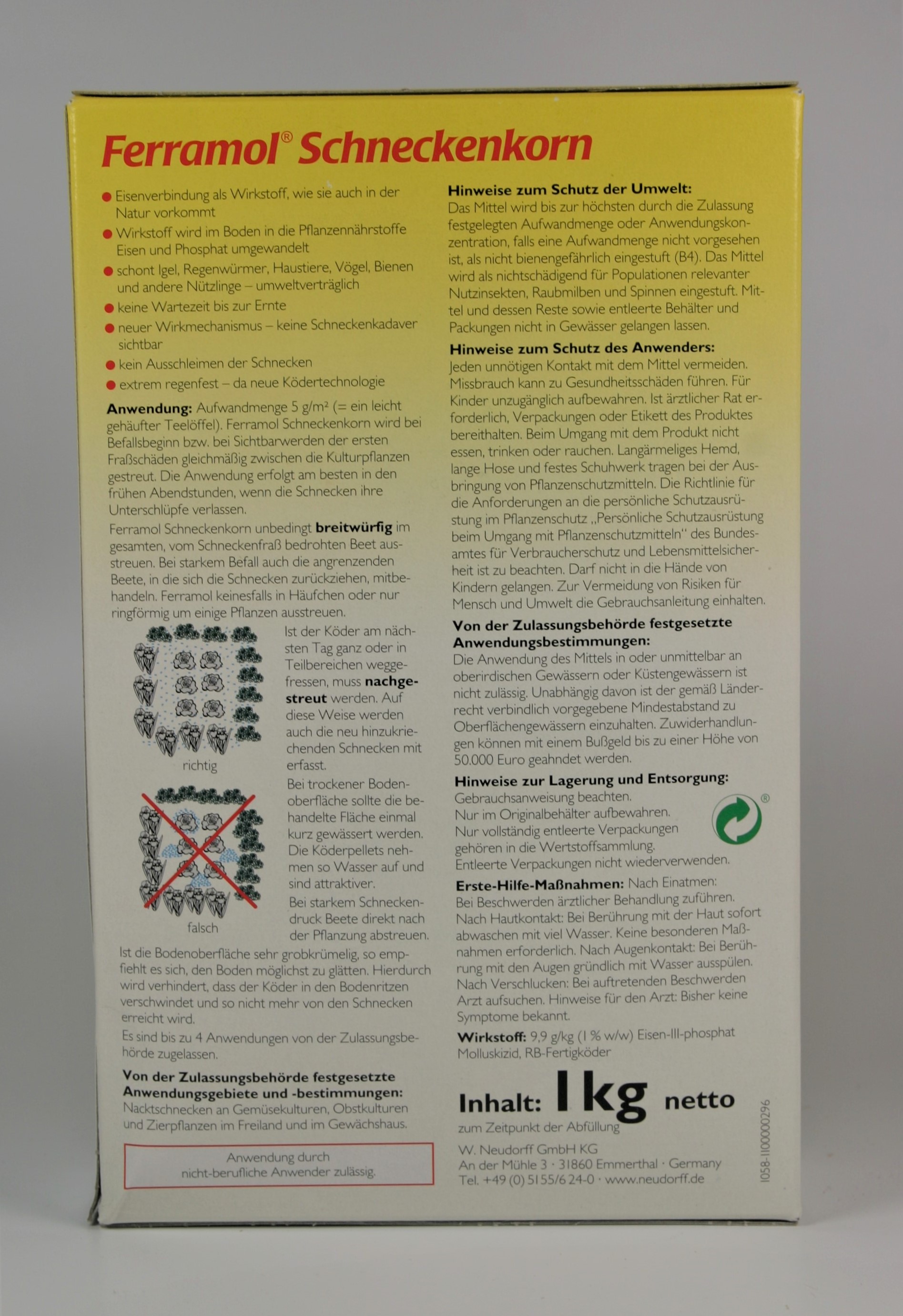 Ferramol-Schneckenkorn 1.000g 