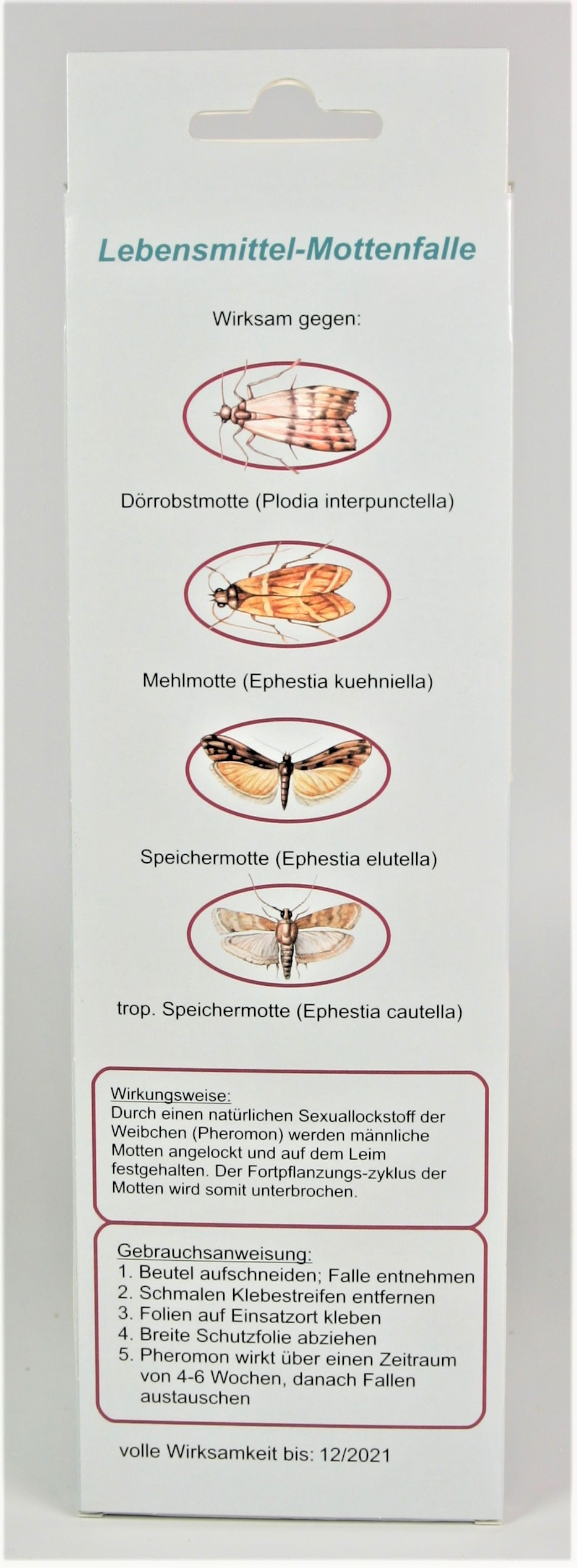 Lebensmittel Mottenfalle 6 Pckg.mit je 2 Fallen 