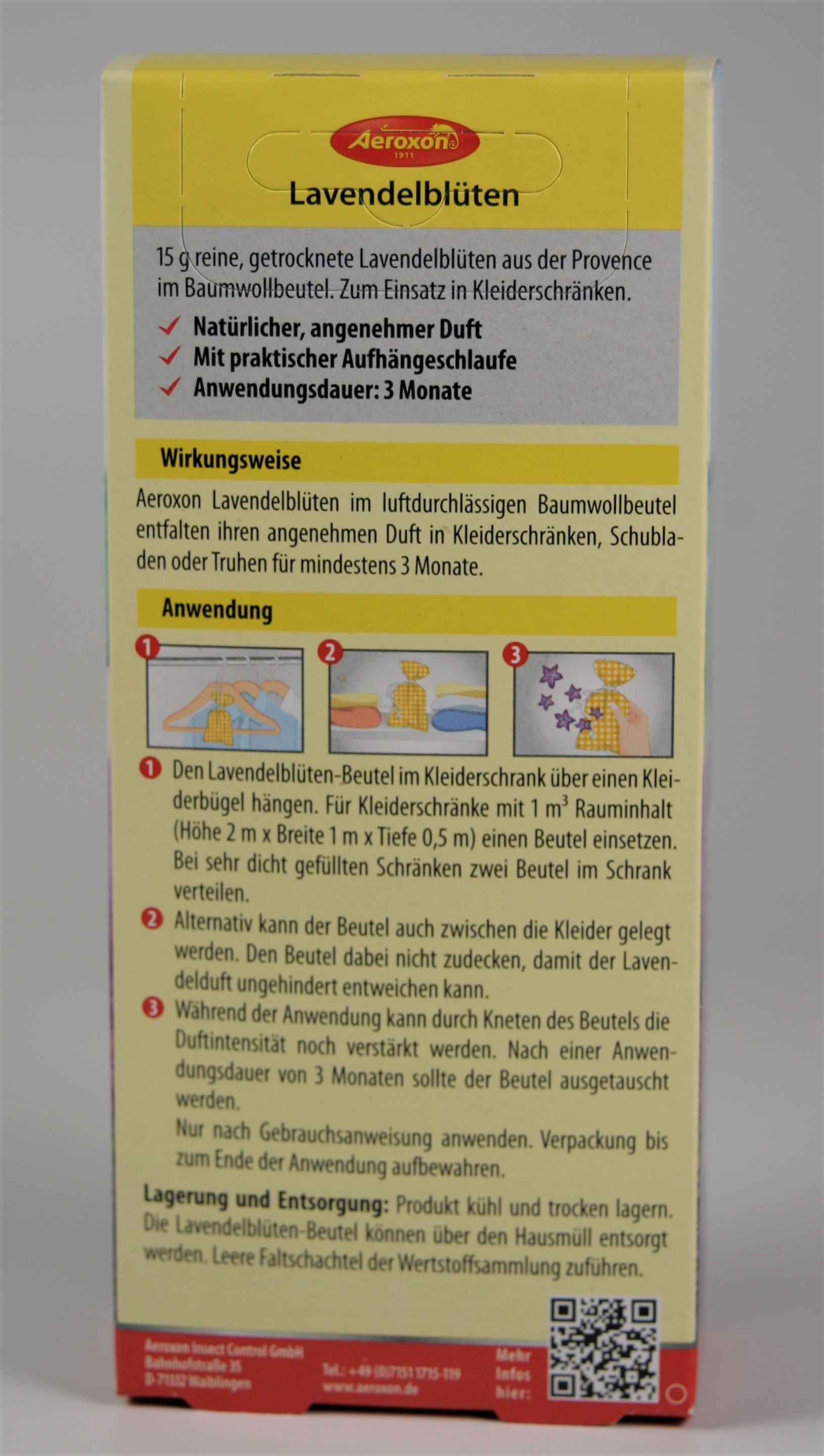 Lavendelblüten in Baumwoll-Beutel 