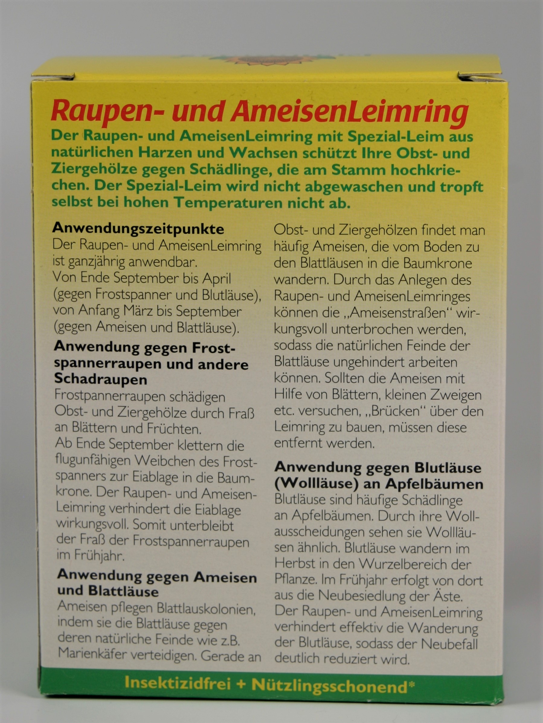 Raupen- und Ameisenleimring mit Bindedraht, 5m 